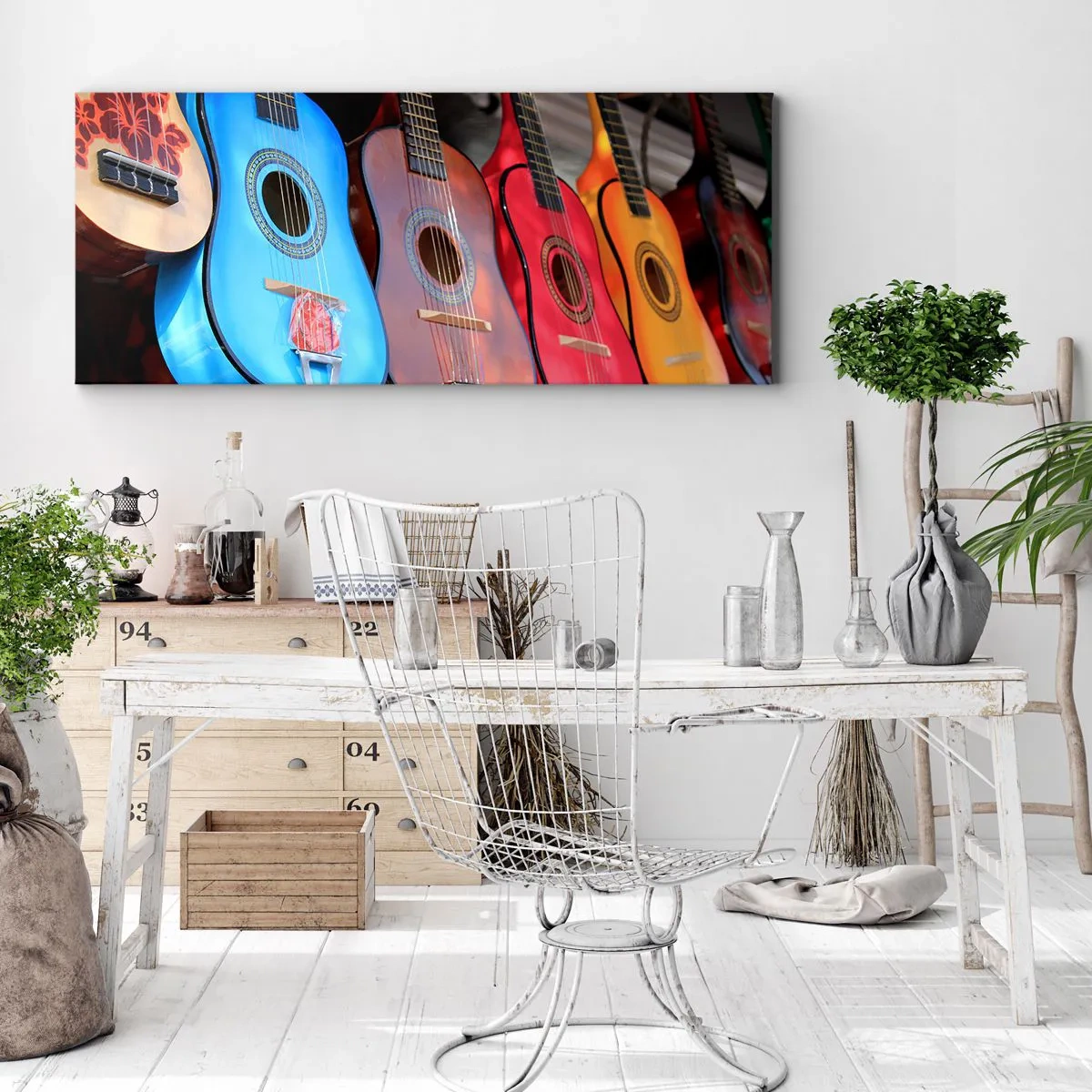 Canvastavla - Bild på duk - Latino klimat - 100x40 cm