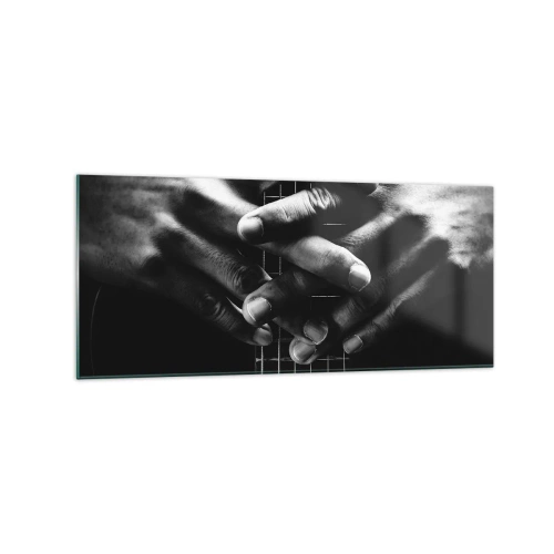 Glastavla - Bild på glas - Artistens bön - 120x50 cm
