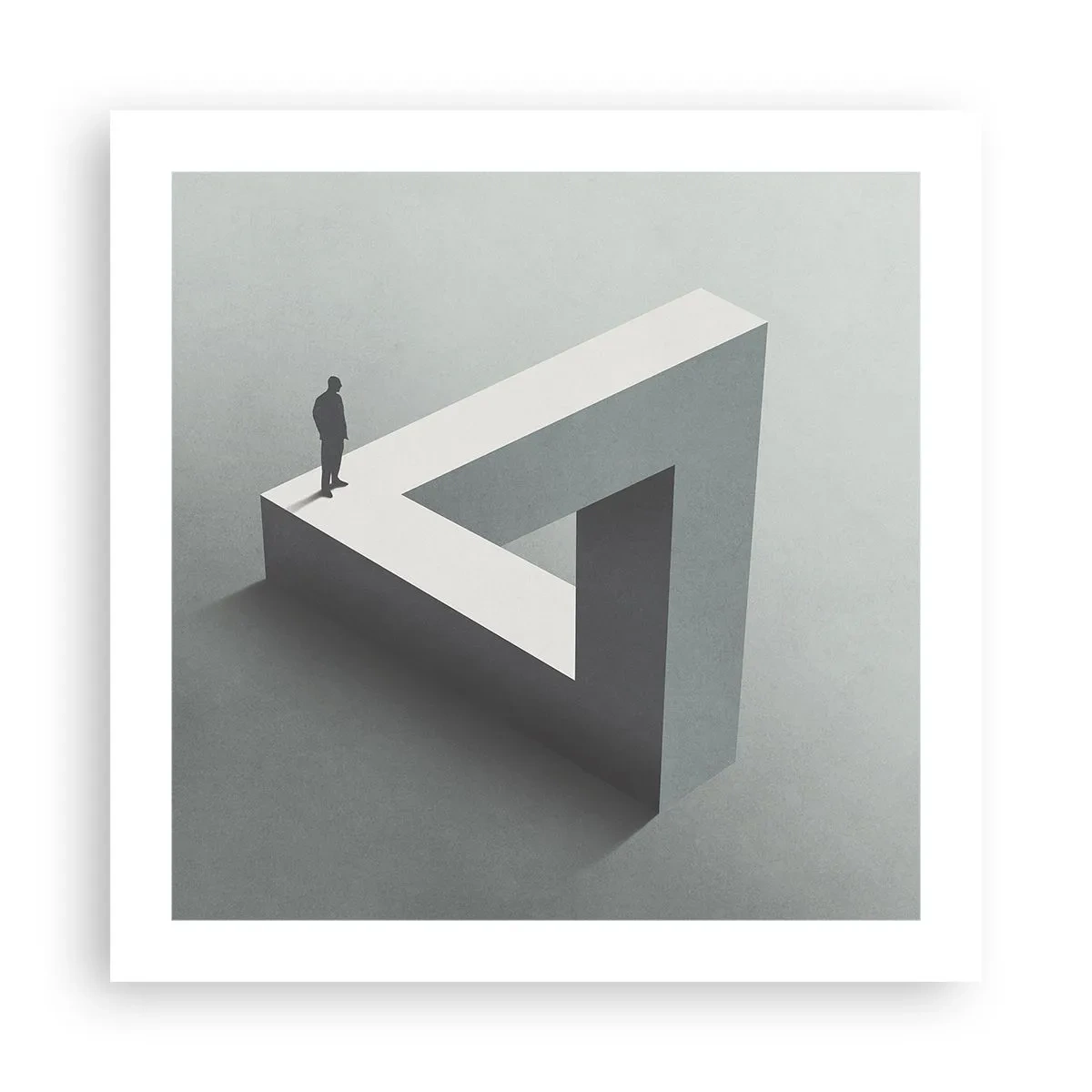 Affisch - Och ändå möjligt - 50x50 cm