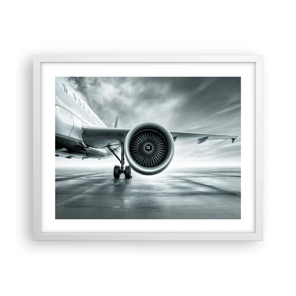 Affisch i vit ram - Kraften finns! - 50x40 cm