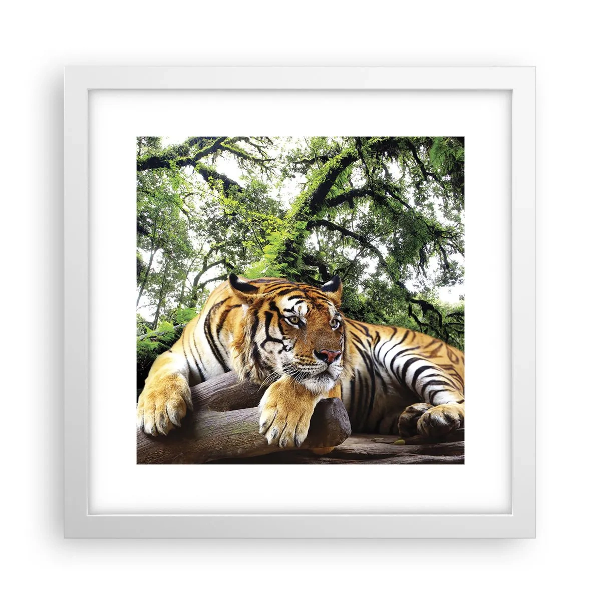 Affisch i vit ram - Med vänlig hälsning - 30x30 cm