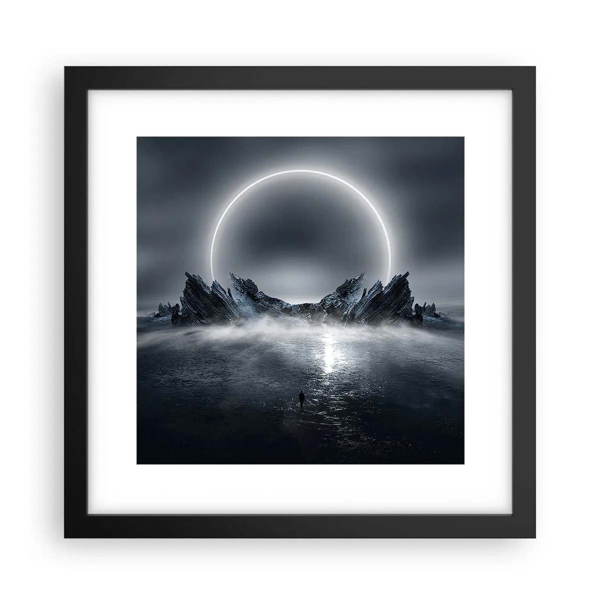 Affisch i svart ram - En berättelses final - 30x30 cm