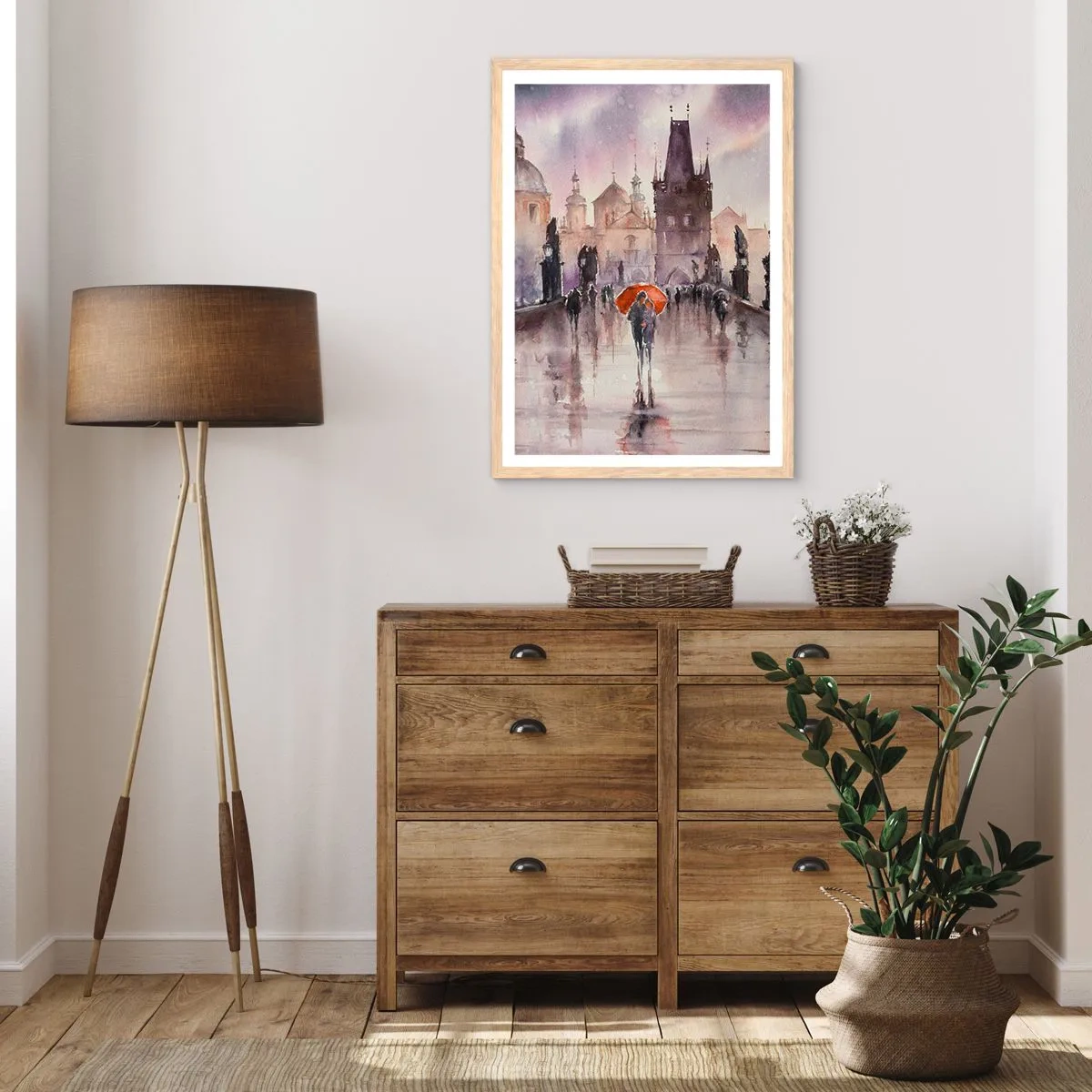 Affisch i ram av ljusek - Människor förändras inte - 61x91 cm