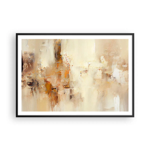 Affisch i svart ram - Bärnstenens själ - 100x70 cm