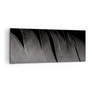 Canvastavla - Bild på duk - Fjäder - en underbar konstruktion - 120x50 cm