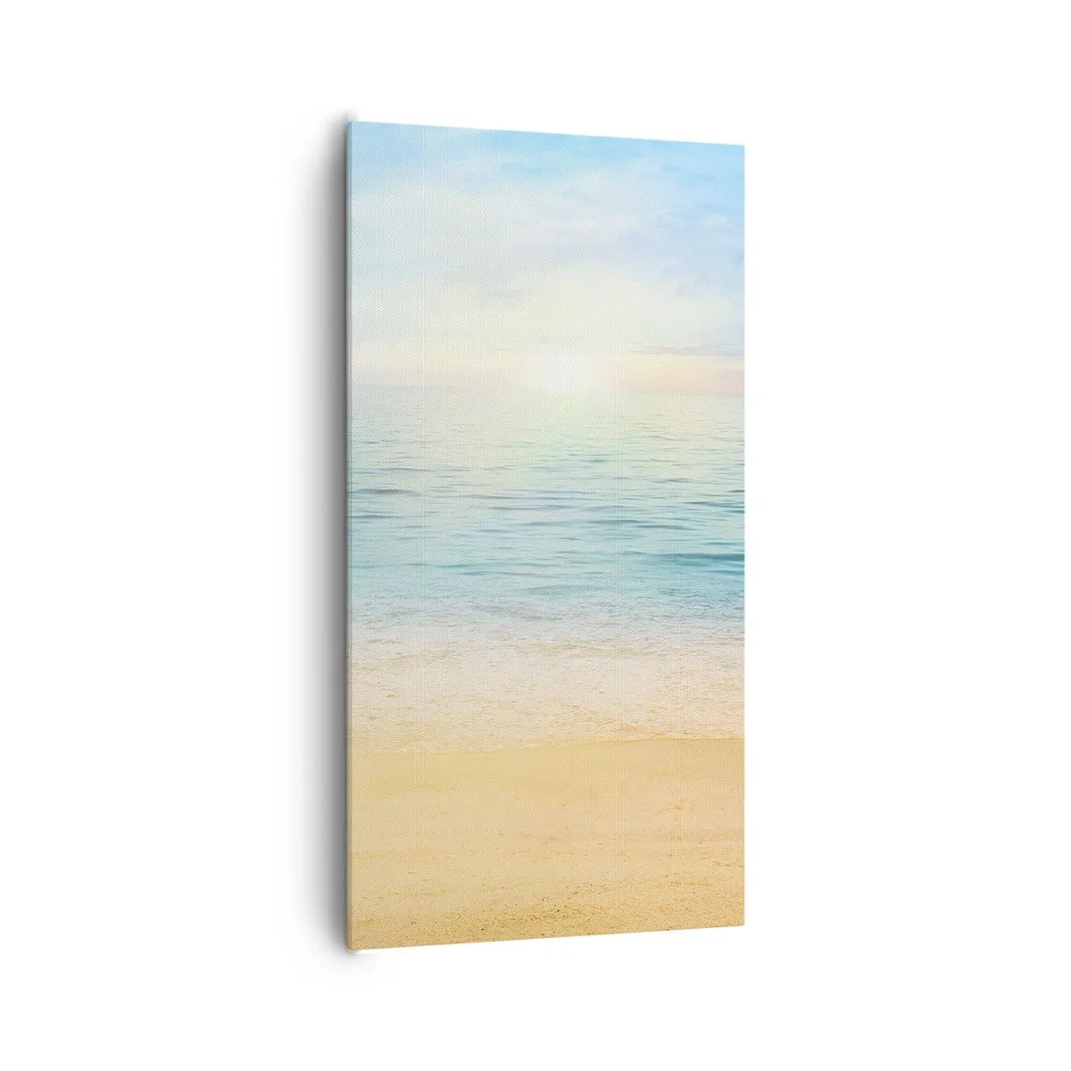 Canvastavla - Bild på duk - Det stora blåa - 65x120 cm