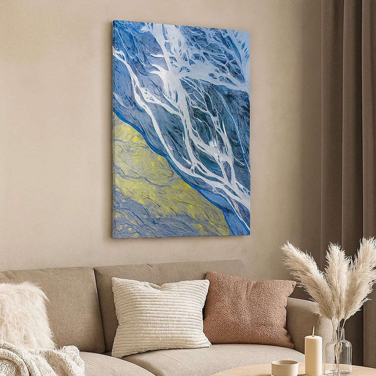 Canvastavla - Bild på duk - Naturens grottmålningar - 50x70 cm