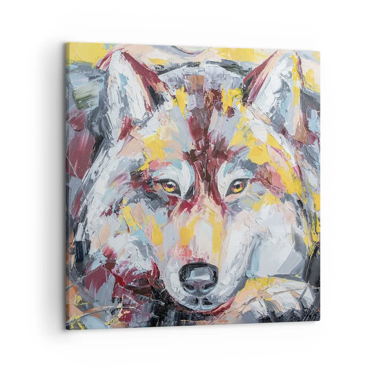 Canvastavla - Bild på duk - Lugnt bland de närmsta - 50x50 cm