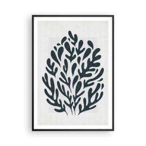 Affisch i svart ram - Naturens former - 70x100 cm