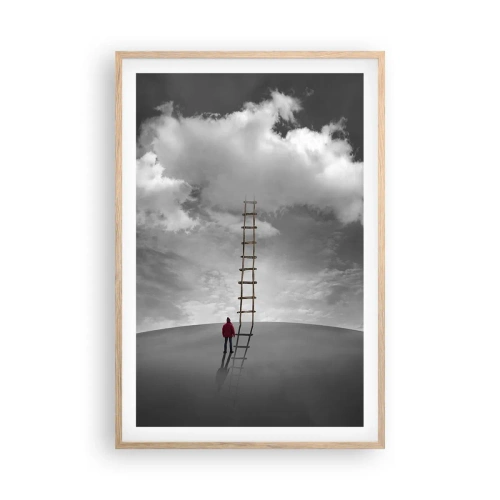 Affisch i ram av ljusek - Allt är möjligt - 61x91 cm