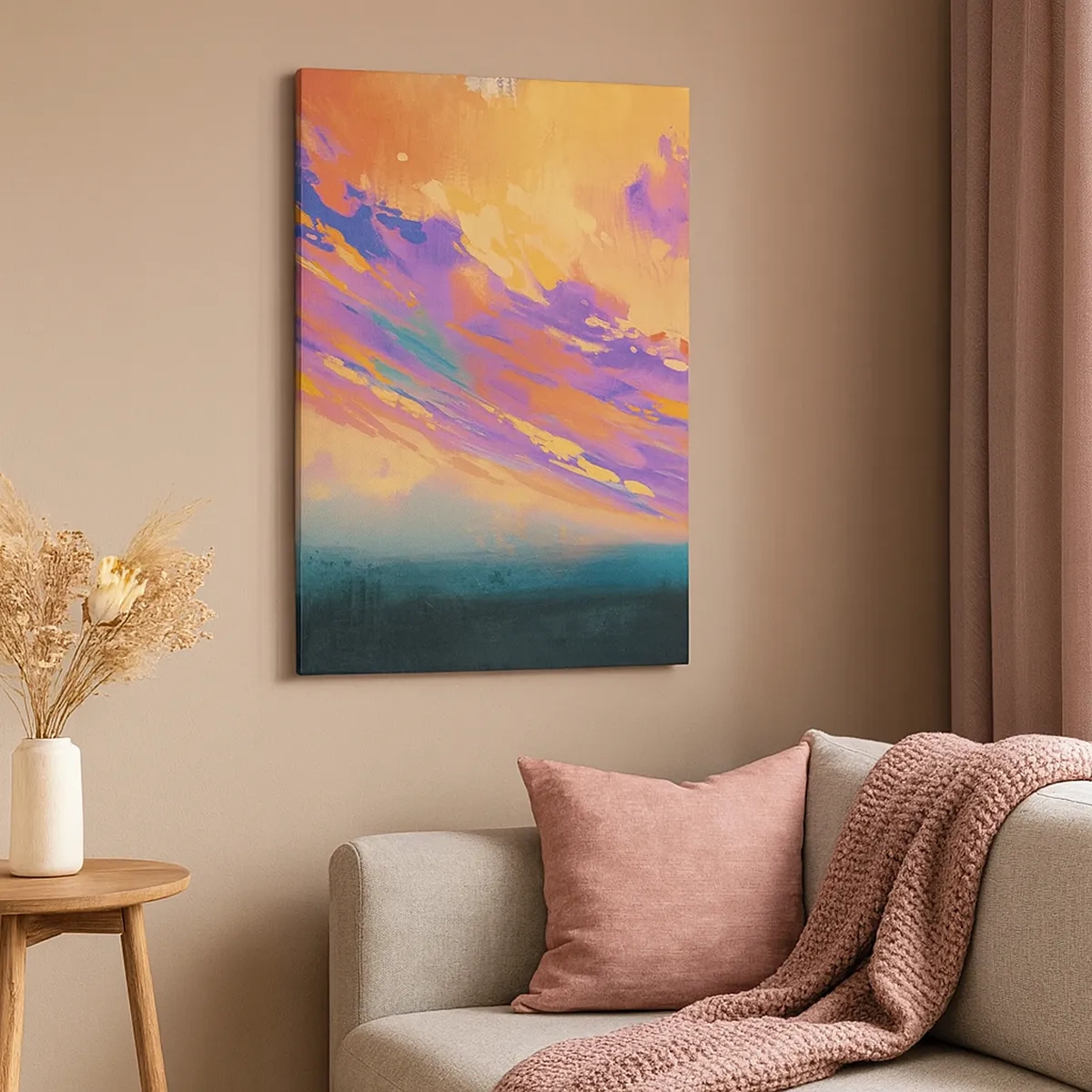 Canvastavla - Bild på duk - Dragkraft - 50x70 cm