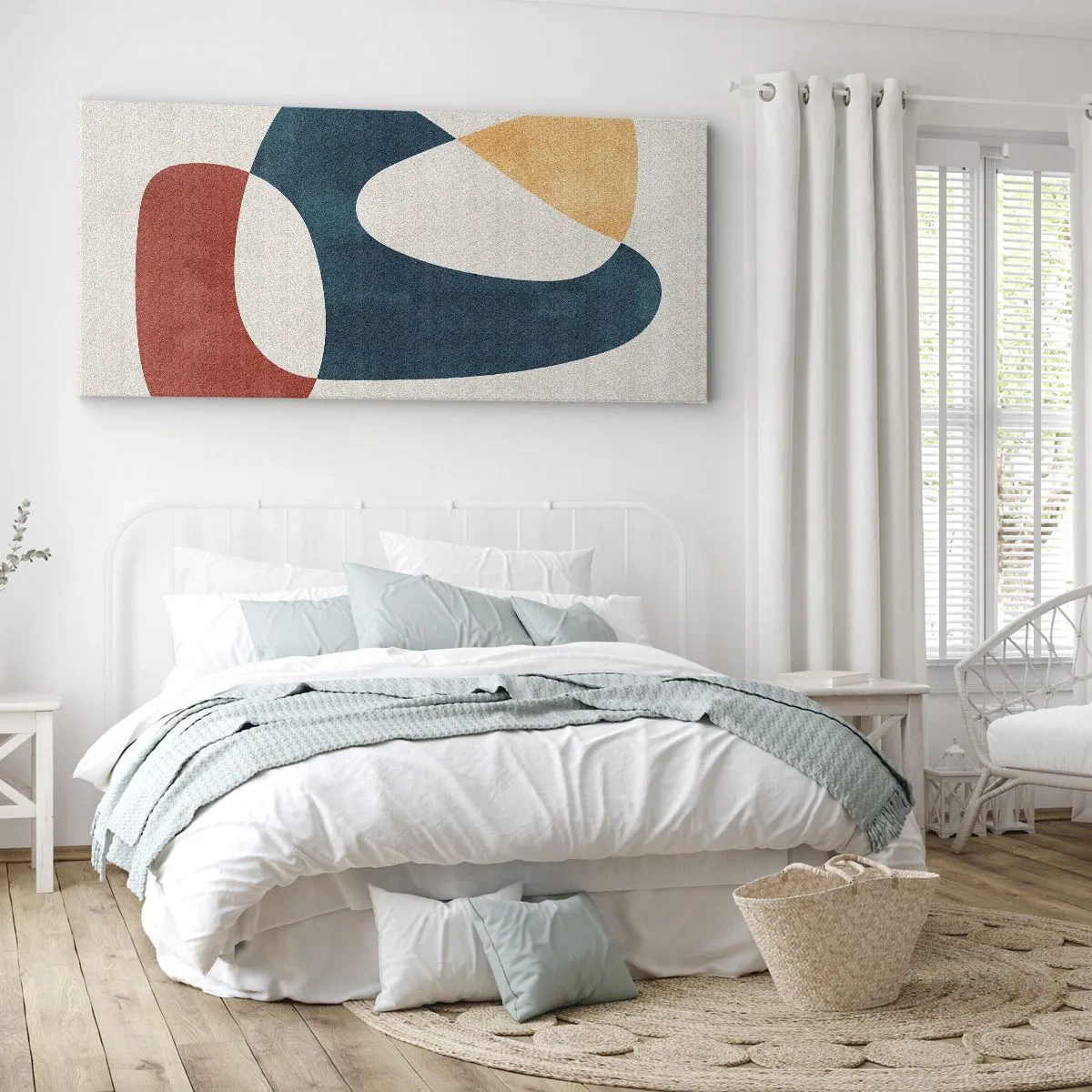 Canvastavla - Bild på duk - Influenser och metamorfoser - 100x40 cm