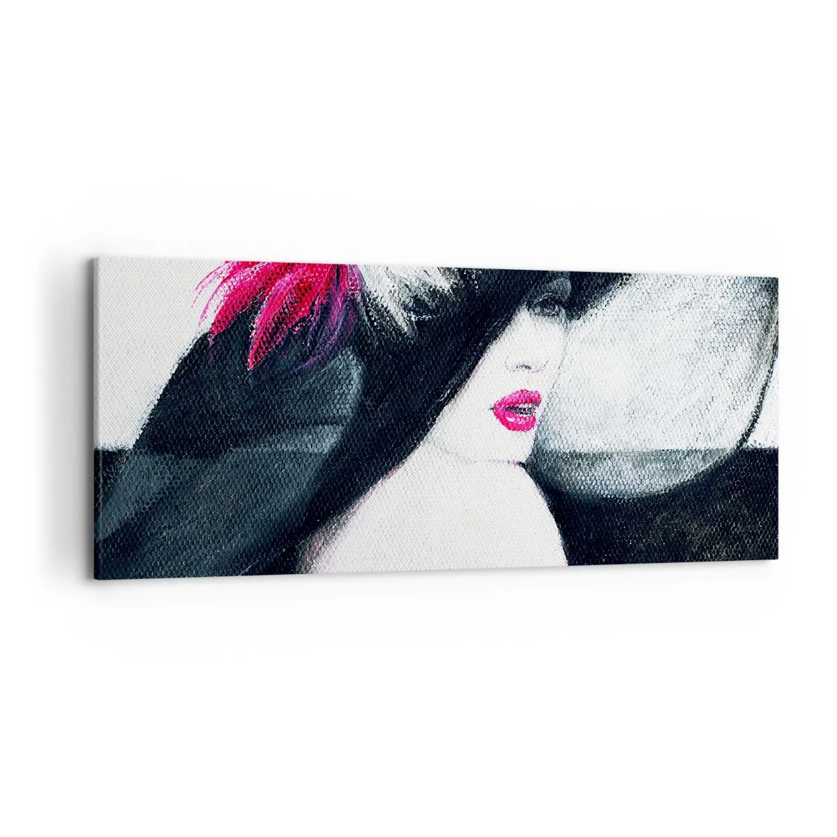 Canvastavla - Bild på duk - Alltid hemlighet - 120x50 cm