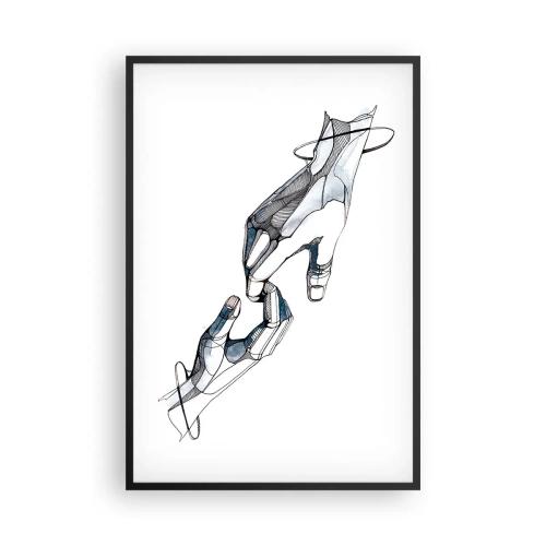 Affisch i svart ram - God gest - 61x91 cm