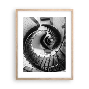 Affisch i ram av ljusek - Högre och högre - 40x50 cm