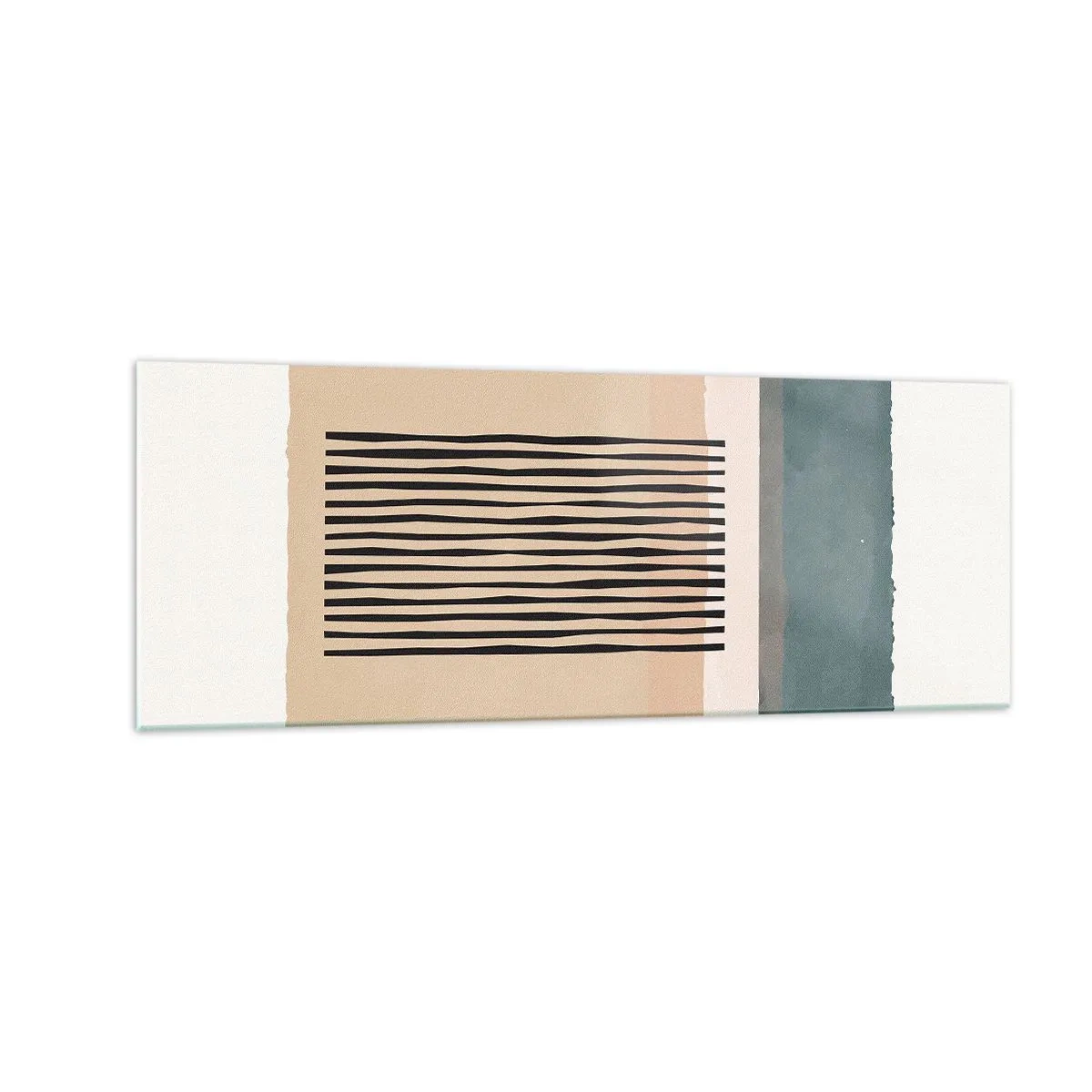 Glastavla - Bild på glas - Allt väl - 140x50 cm