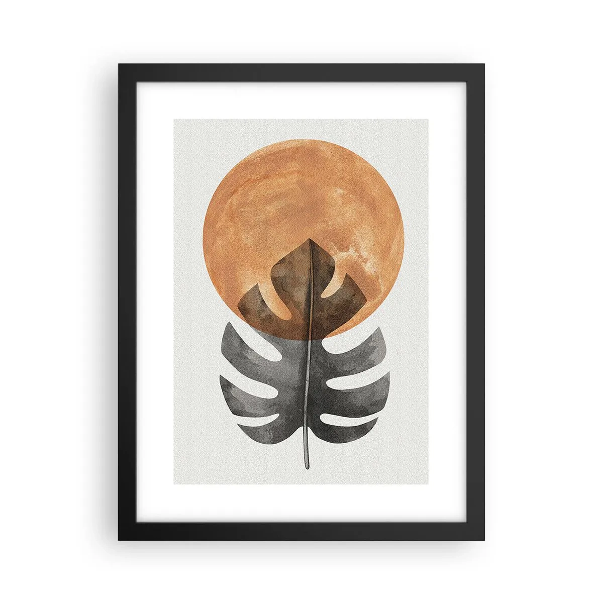 Affisch i svart ram - Alltid solen - 30x40 cm