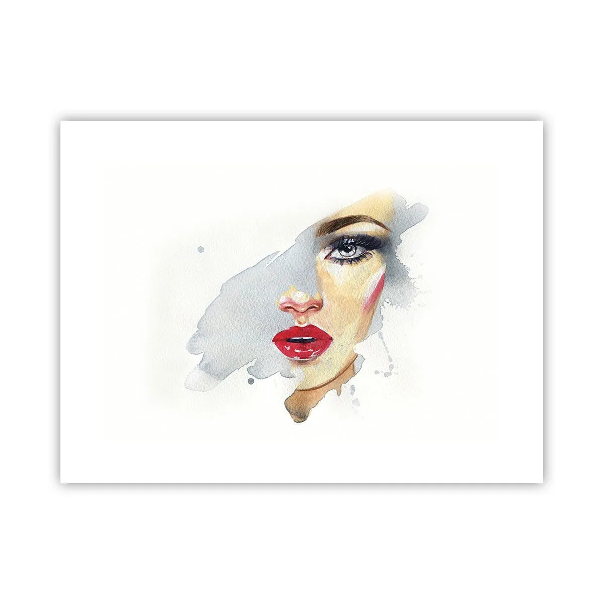 Affisch - Reflektion i vattendroppe - 40x30 cm