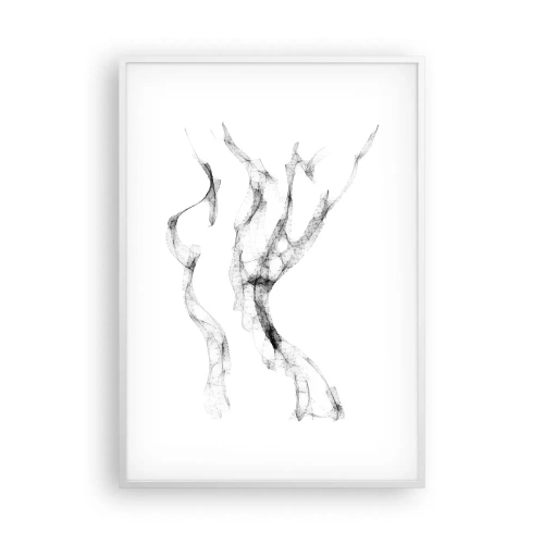 Affisch i vit ram - Vacker och stark - 70x100 cm