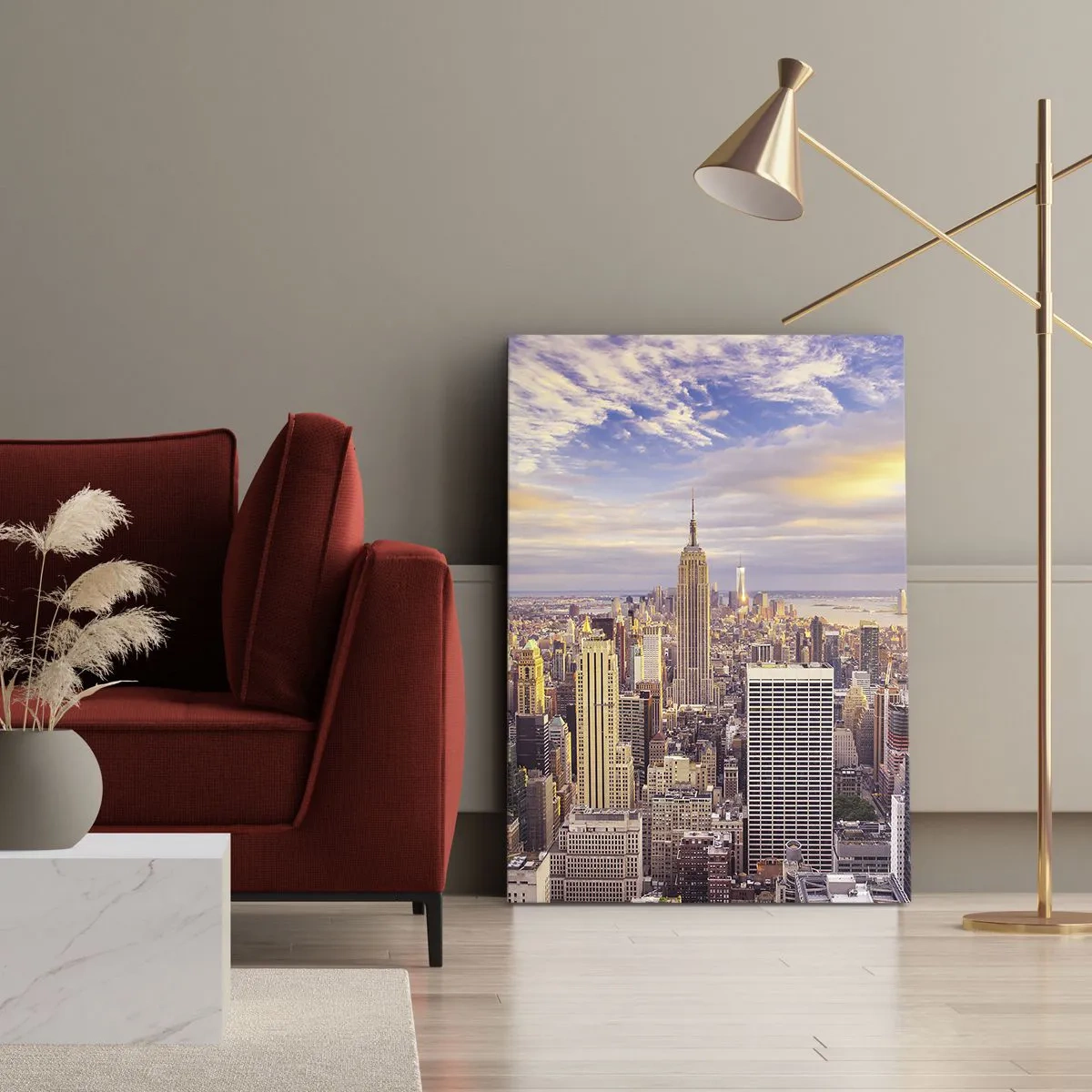 Canvastavla - Bild på duk - Nå ut till molnen - 50x70 cm