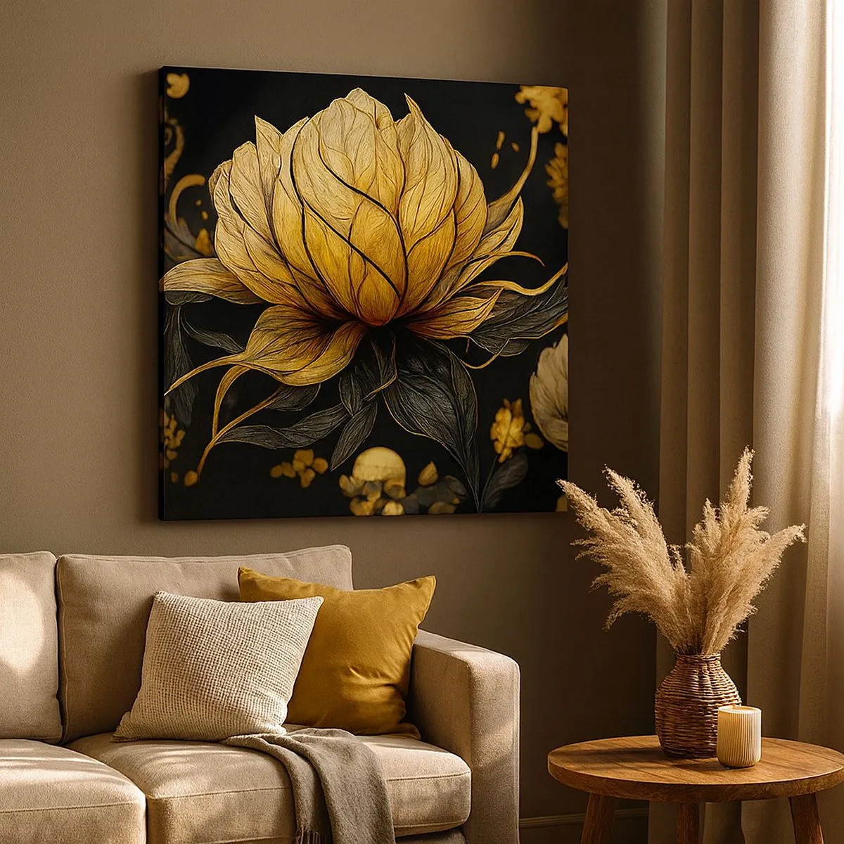 Canvastavla - Bild på duk - Subtil skörhet - 30x30 cm