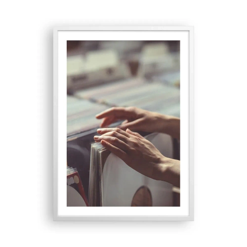 Affisch i vit ram - I jakten efter känslor - 50x70 cm