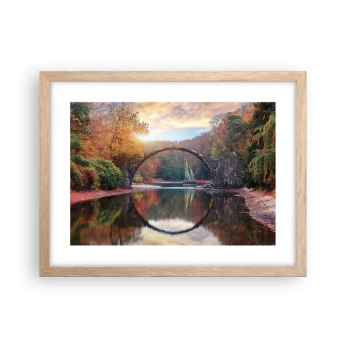 Affisch i ram av ljusek - På andra sidan av spegeln - 40x30 cm