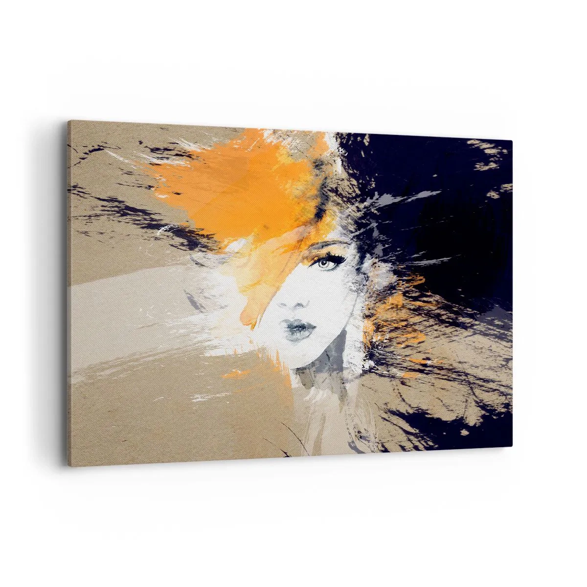 Canvastavla - Bild på duk - Och så blir det ljus - 100x70 cm