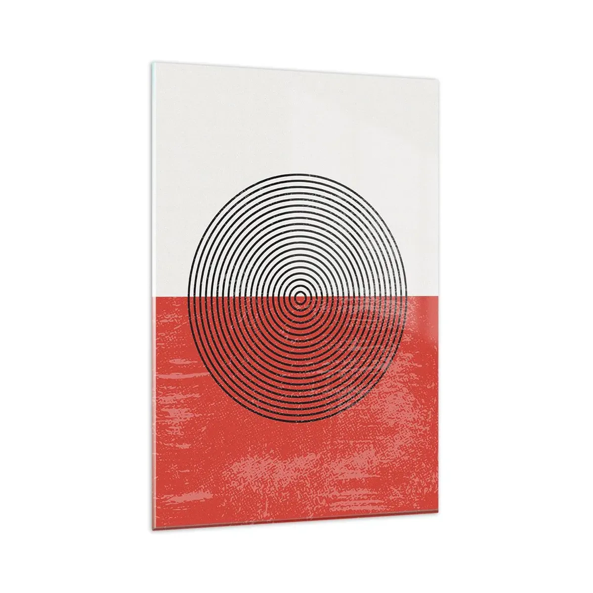 Glastavla - Bild på glas - Mitt i prick - 80x120 cm