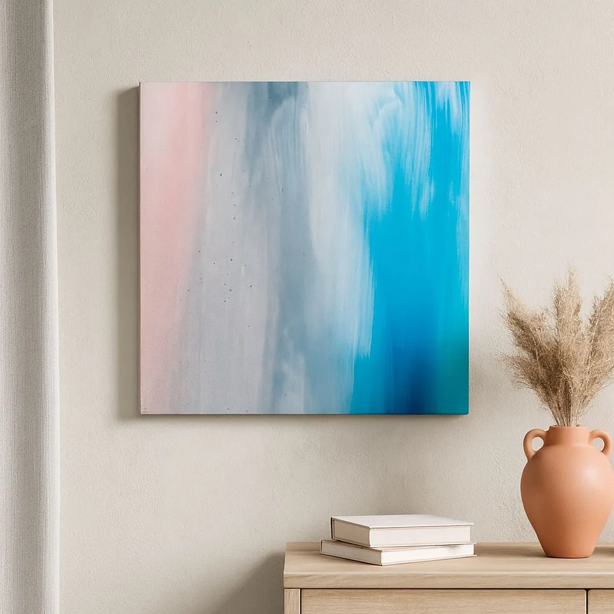 Canvastavla - Bild på duk - Element: luft - 30x30 cm