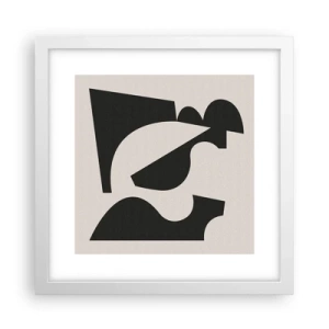Affisch i vit ram - För självmontering - 30x30 cm