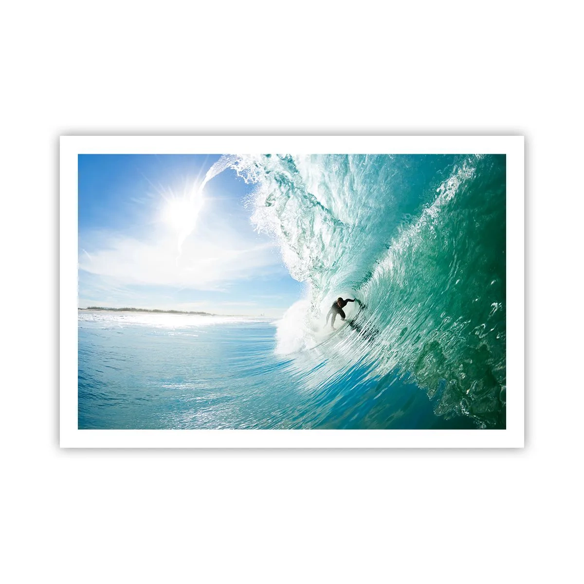 Affisch - Alltid på vågen - 91x61 cm