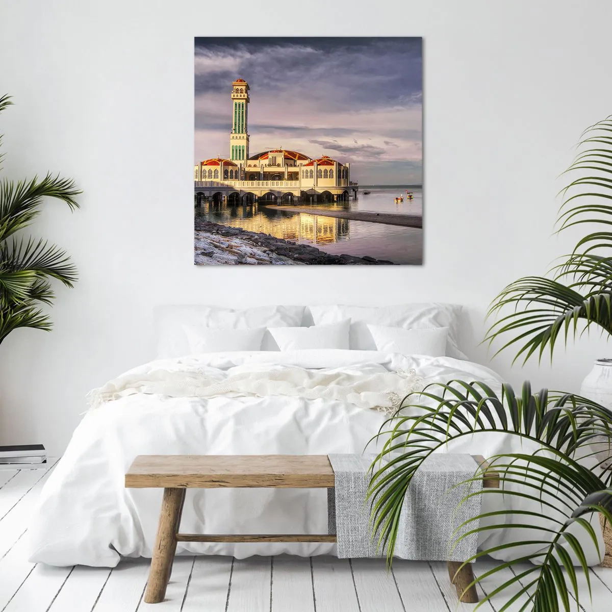 Canvastavla - Bild på duk - Naturens tempel - 50x50 cm