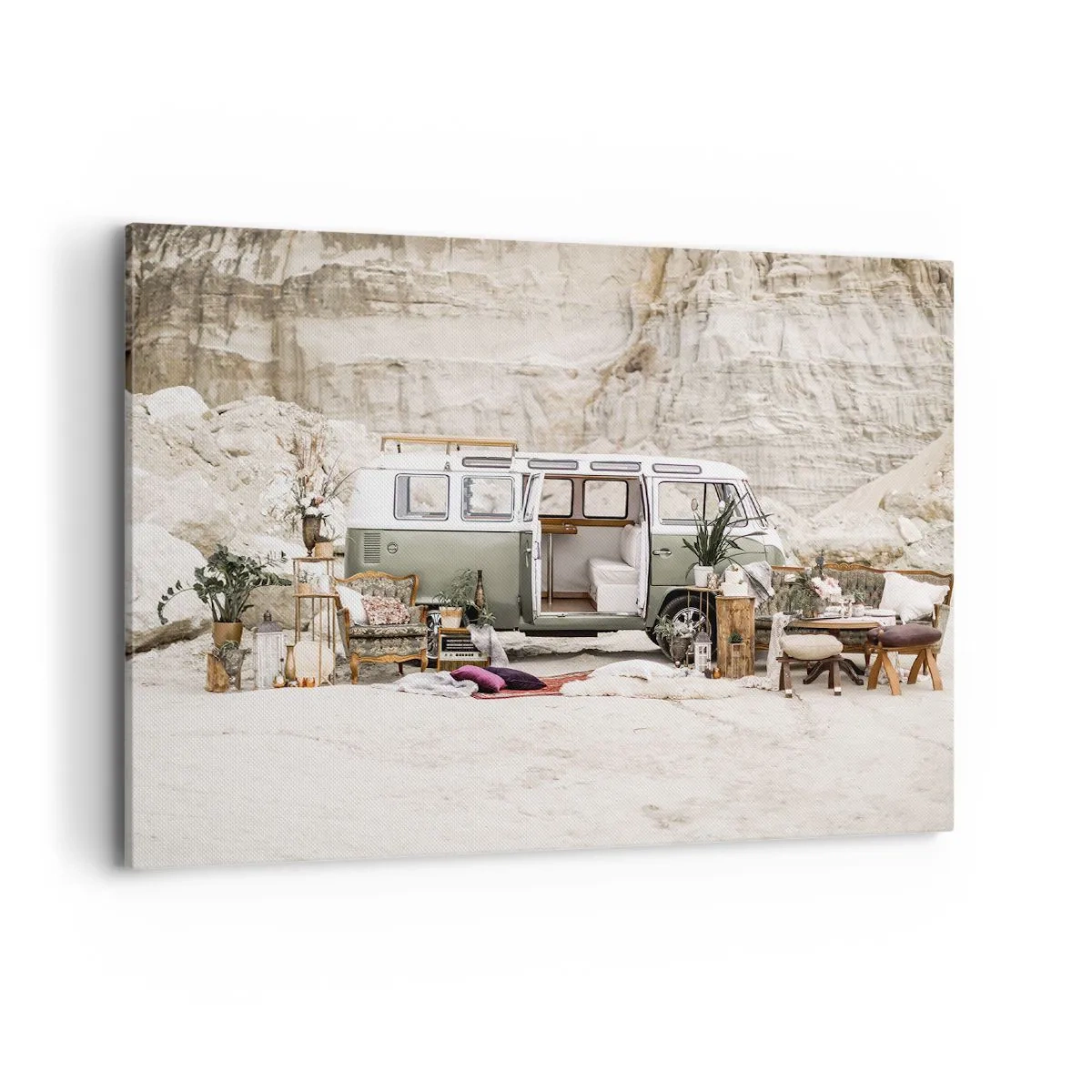 Canvastavla - Bild på duk - Dags att börja resan - 100x70 cm