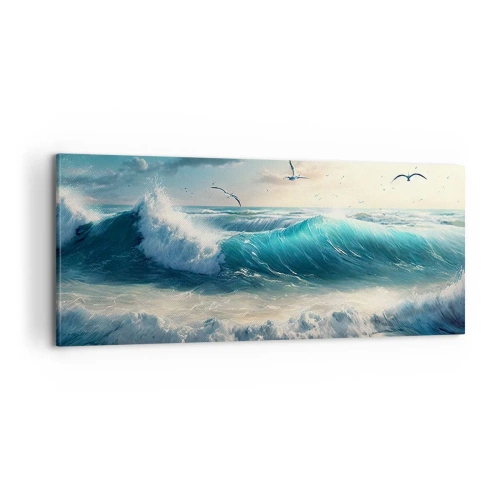 Canvastavla - Bild på duk - Ljuder endast för dig - 100x40 cm