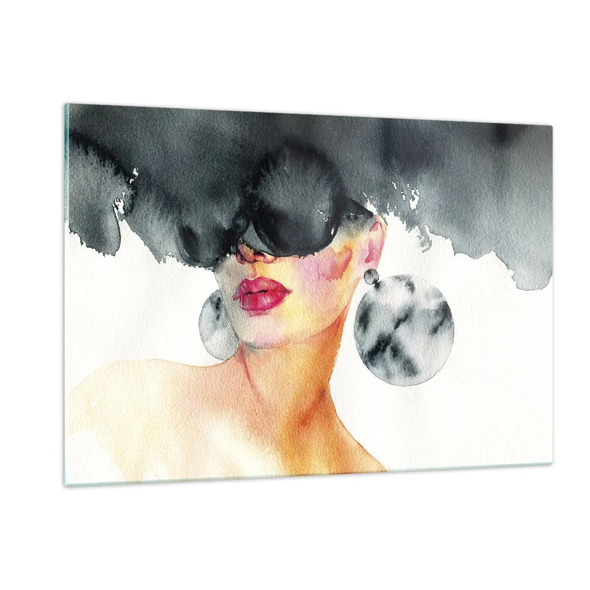 Glastavla - Bild på glas - Elegansens hemlighet - 120x80 cm