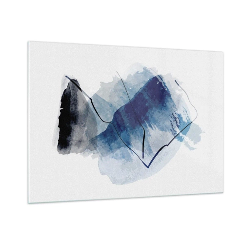 Glastavla - Bild på glas - Isberg - 100x70 cm
