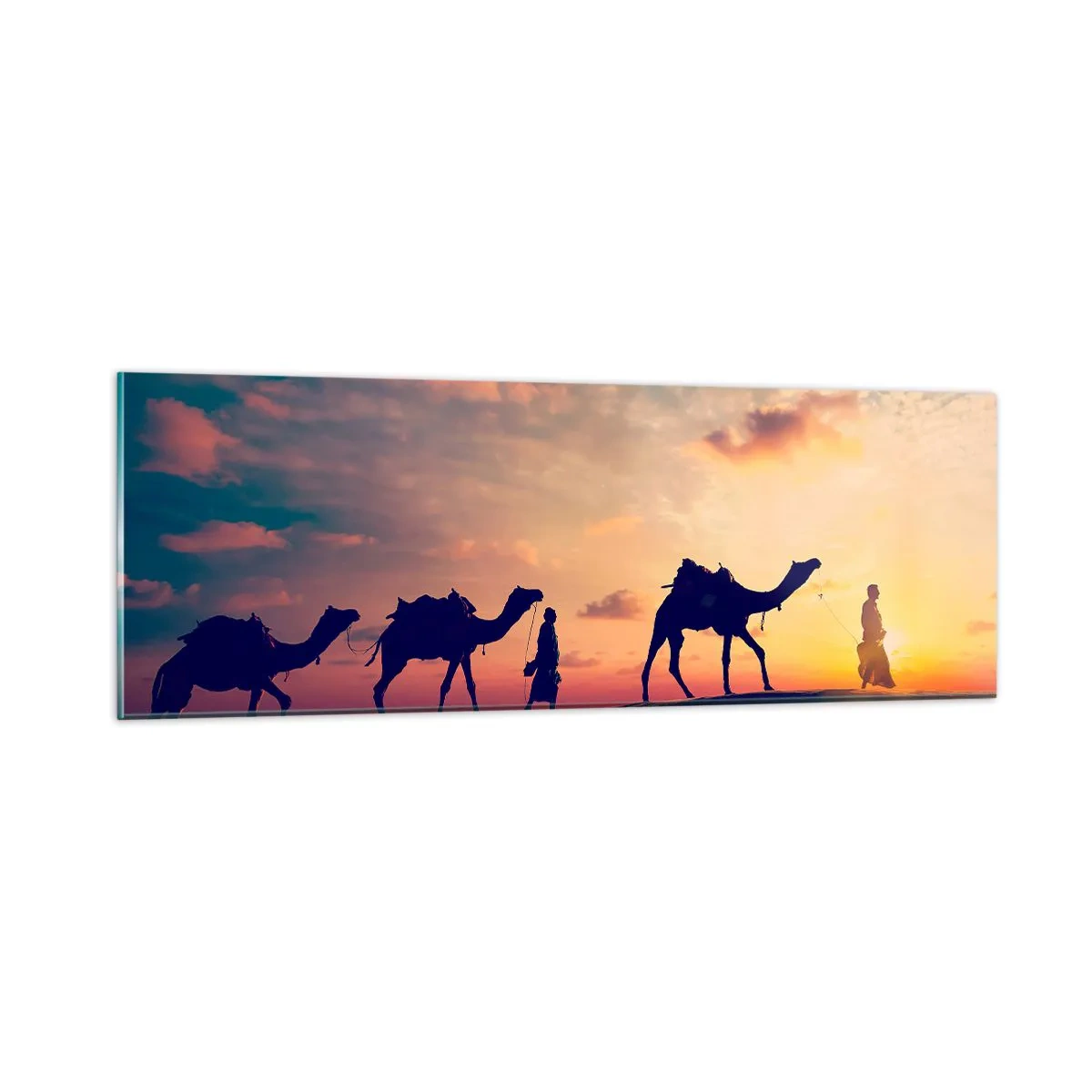 Glastavla - Bild på glas - Orientens hemliga ande - 90x30 cm