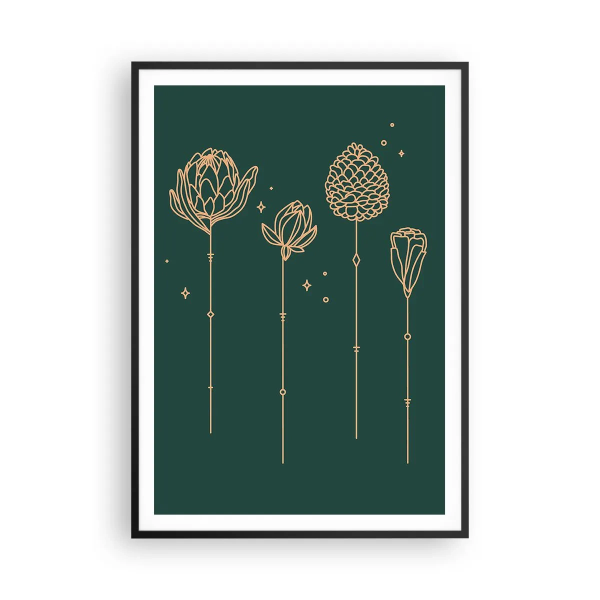 Affisch i svart ram - Familjen ÖRTsson - 70x100 cm