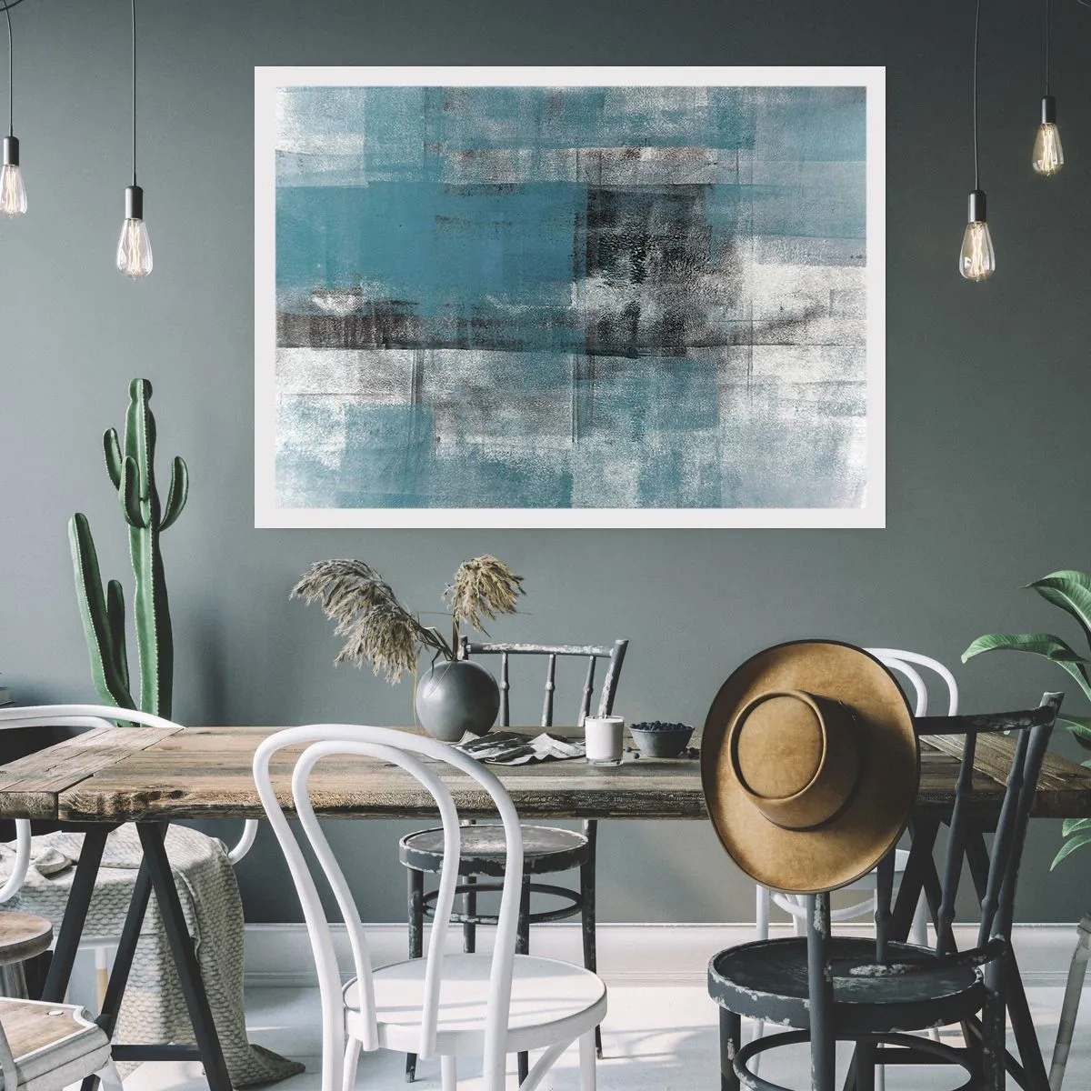 Affisch - Vatten och luft - 91x61 cm