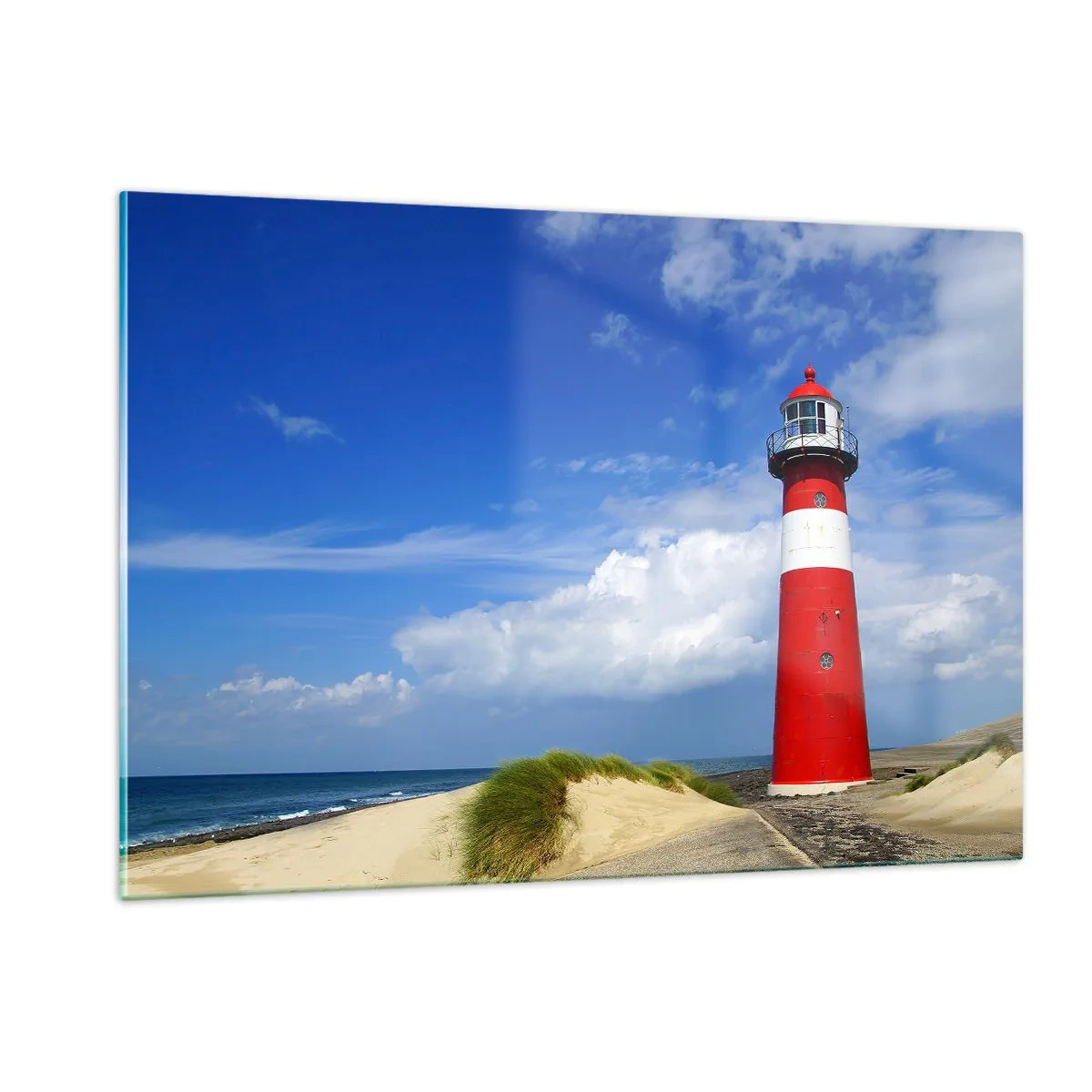Glastavla - Bild på glas - Drömasyl - 120x80 cm