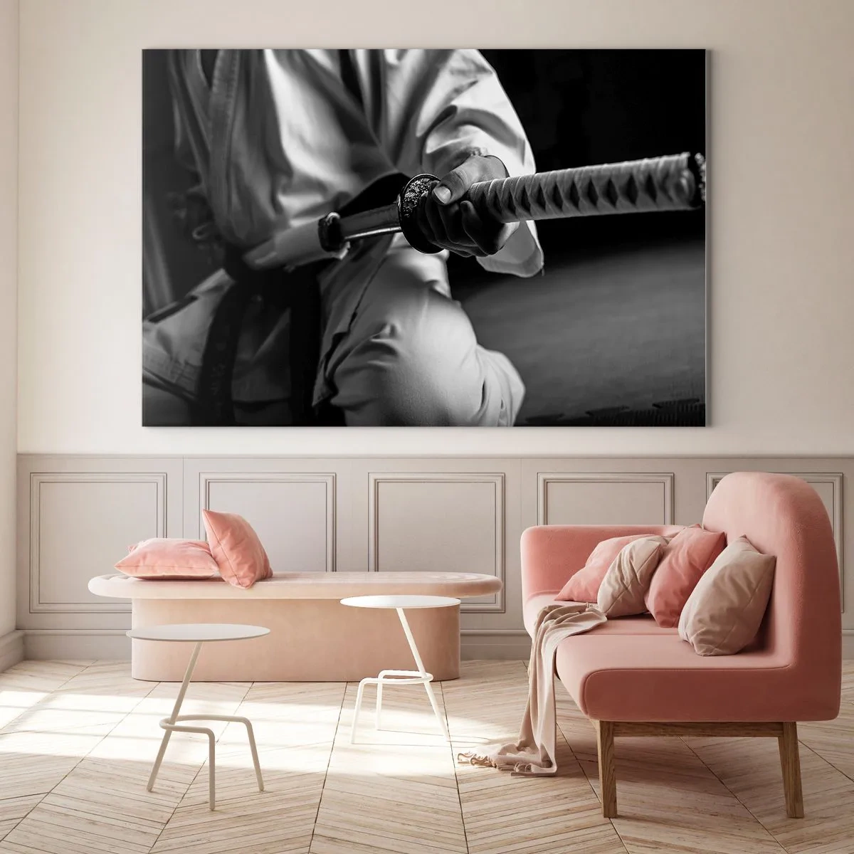 Glastavla - Bild på glas - Kämpens själ - 100x70 cm