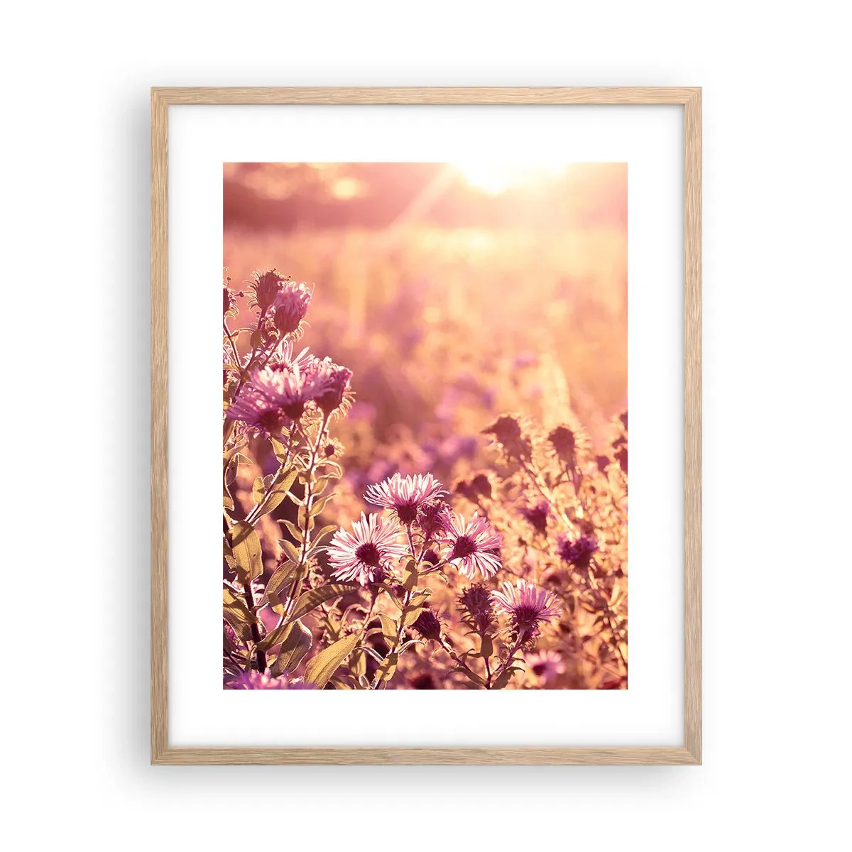 Affisch i ram av ljusek - Innan sommaren går bort - 40x50 cm