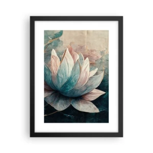 Affisch i svart ram - Stjärnor i en sjö - 30x40 cm