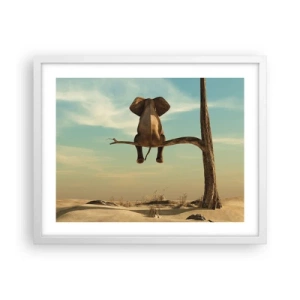 Affisch i vit ram - Ny synvinkel - 50x40 cm