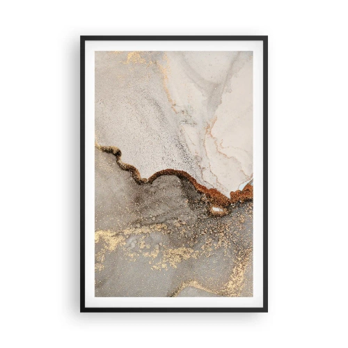 Affisch i svart ram - På färgernas gräns - 61x91 cm