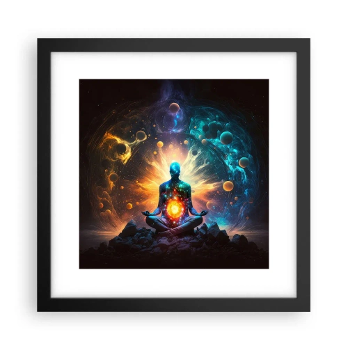 Affisch i svart ram - Kosmisk stillhet - 30x30 cm