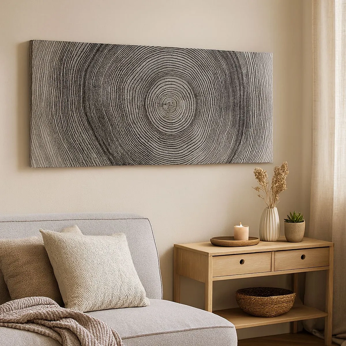 Canvastavla - Bild på duk - Ett tecken i tiden - 100x40 cm