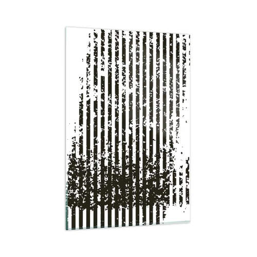 Glastavla - Bild på glas - Rytm och brus - 80x120 cm