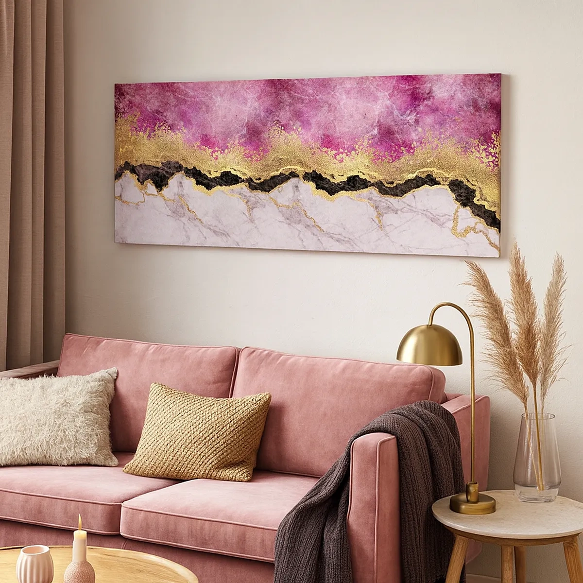 Canvastavla - Bild på duk - På gränsen - 30x30 cm